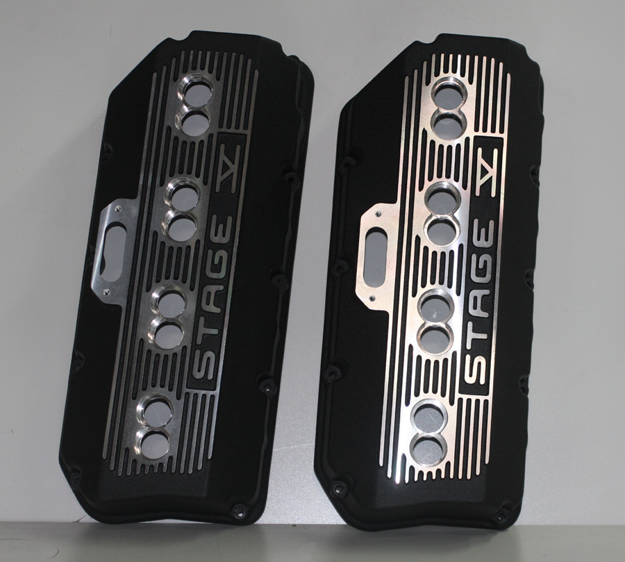   CHRYSLER PLYMOUTH DODGE HEMI STAGE V ALUMINUM VALVE COVERS 16 PLUG