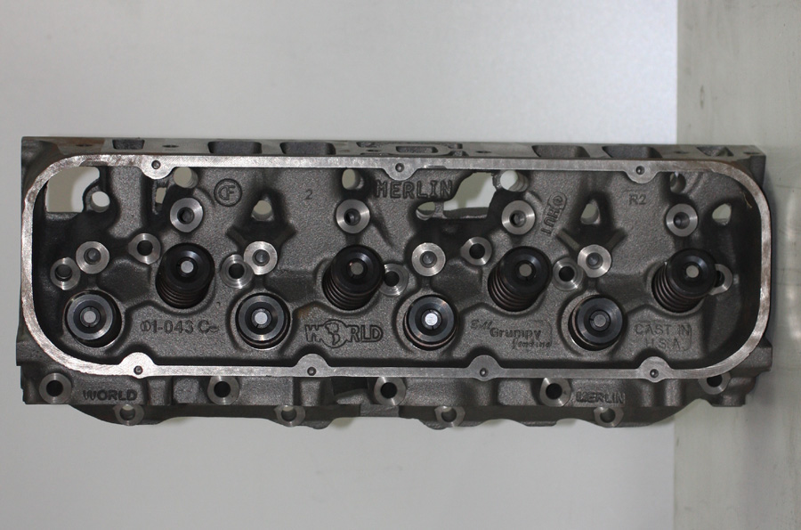 NOS WORLD MERLIN GRUMPY JENKINS BIG BLOCK CHEVROLET CAST IRON CYLINDER HEAD