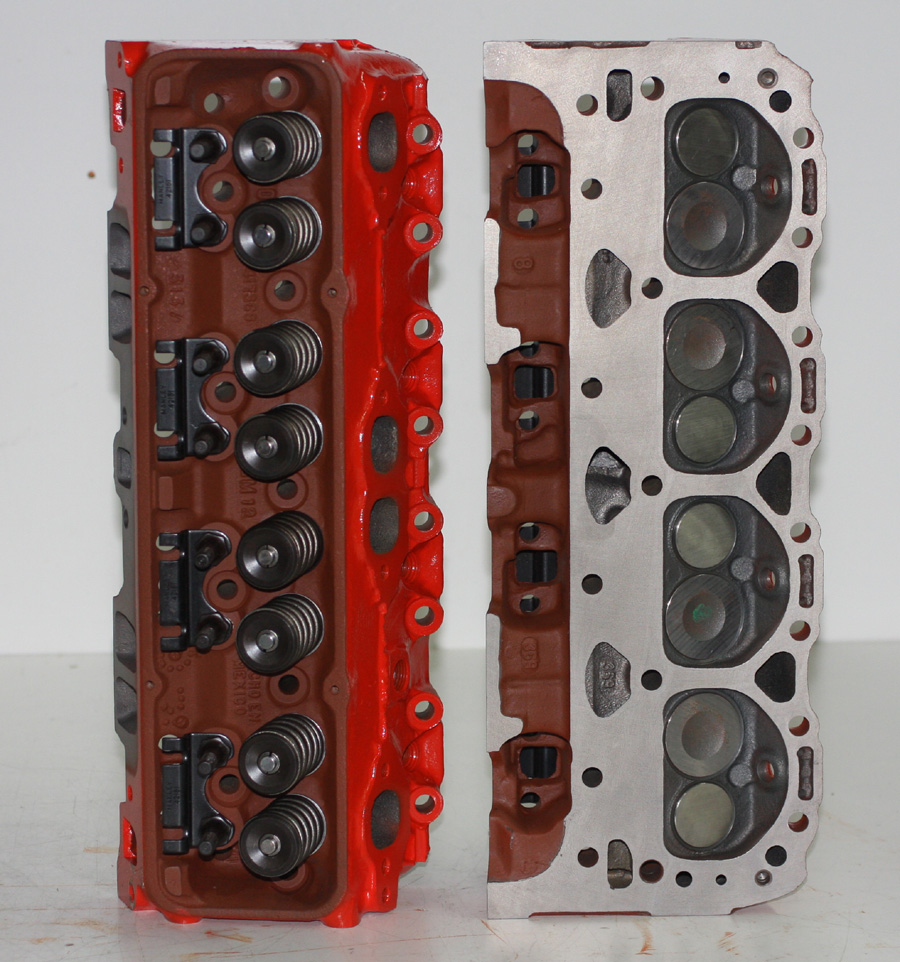 REMANUFACTURED 350 CHEVROLET CYLINDER HEADS 76CC 93417369 MEXICO GUIDE