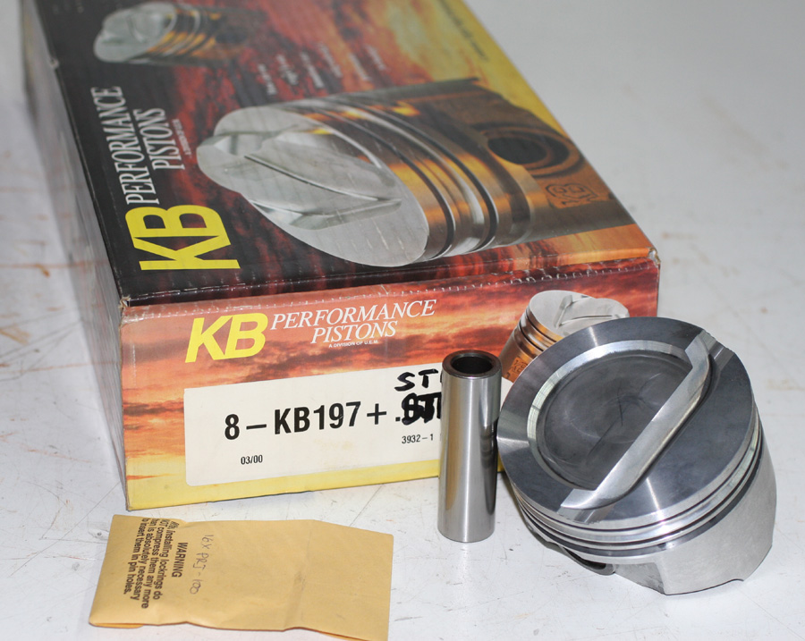 KEITH BLACK KB 197STD CHEVROLET 350383 HYPEREUTECTIC PISTONS STANDARD